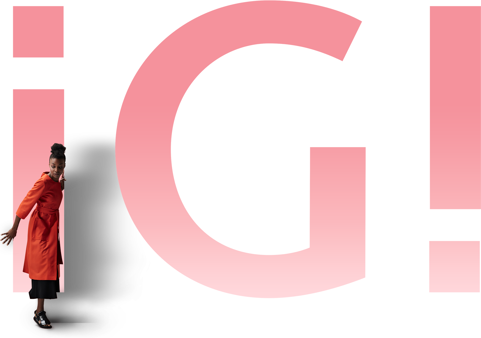 IG logo with woman